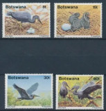 BOTSWANA-1989--PASARI Serie de 4 timbre, Nestampilat