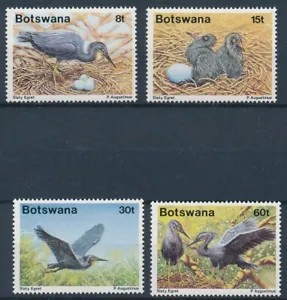 BOTSWANA-1989--PASARI Serie de 4 timbre foto
