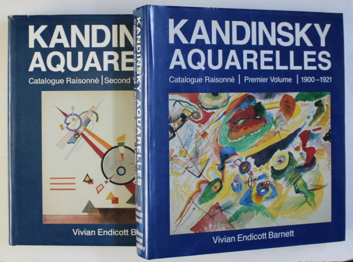 KANDINSKY AQUARELLES - CATALOGUE RAISONNE , VOL. I - II (1900-1921 / 1922-1944) par VIVIAN ENDICOTT BARNETT , 1992