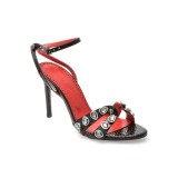 Sandale elegante GRYXX negre, 73132, din piele ecologica