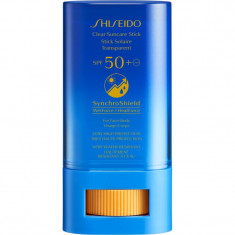 Shiseido Sun Care Clear Stick UV Protector WetForce tratament local protectie solara SPF 50+ 20 g