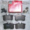 Placute frana spate Renault Megane II, III, Clio III TRW 13301 GDB1330-1