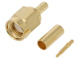 Conector SMA mufă tată drept crimpat RG174 RG316 LMR100 ADAM TECH