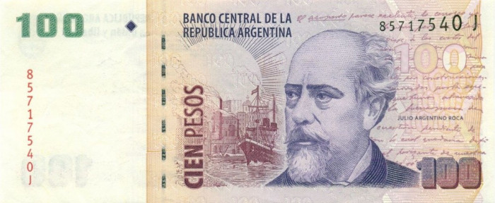 ARGENTINA █ bancnota █ 100 Pesos █ 2003- █ P-357 █ UNC █ necirculata