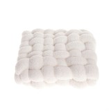 Perna decorativa alba 30x30 cm