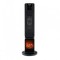 Radiator turn, 2 trepte de putere 1000/2500 W, Telecomanda, Oscilatie, Afisaj LCD, Negru