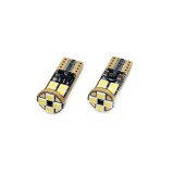 Set becuri auto cu LED CANBUS T10e W5W 12 SMD Alb 12/24V, Amio