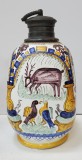 Vas din ceramica decorat in manual &#039;Haban&#039;, Secol 20
