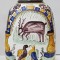 Vas din ceramica decorat in manual &#039;Haban&#039;, Secol 20