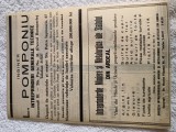 afis original reclama antebelica societati Regalitate Romania .Anii 1930 .Dimensiuni aproximativ format A4