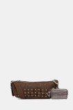 Desigual poșetă NEW PATCH 1 CHOCO culoarea maro, 25WAXPBO