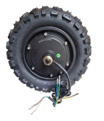 motor trotineta electrica 1600W 60V + jantă 11&amp;rdquo; 100/65-6.5 + cauciuc &amp;ndash; pentru Ezotron, Halo Knight, Laoti foto