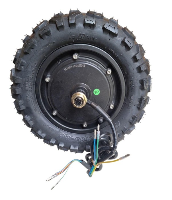 motor trotineta electrica 1600W 60V + jantă 11&rdquo; 100/65-6.5 + cauciuc &ndash; pentru Ezotron, Halo Knight, Laoti