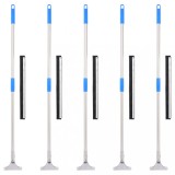 Cumpara ieftin Gossi raclete de podea, 5 buc., 45,5x119,5 cm, otel si cauciuc