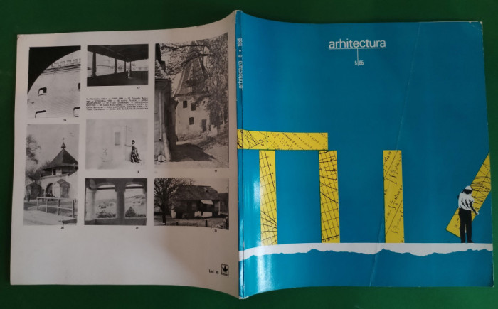 Revista Arhitectura RA 5 1985 VATRA DORNEI C&Acirc;MPULUNG MOLDOVENESC BUȘTENI SLATINA
