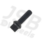 Prezon janta aliaj negru M14x1.5 40 mm pentru VW, Seat, Skoda, Audi