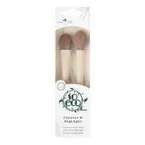Set 2 pensule ecologice pentru Contour &amp; Highlight, 1 bucata, So Eco