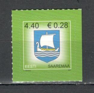 Estonia.2007 Steme ale comitatelor autoadezive SE.137 foto