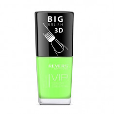 Lac de unghii Vip, 3D, Revers, nuante neon, 12 ml, Nr 074 - verde, mat foto