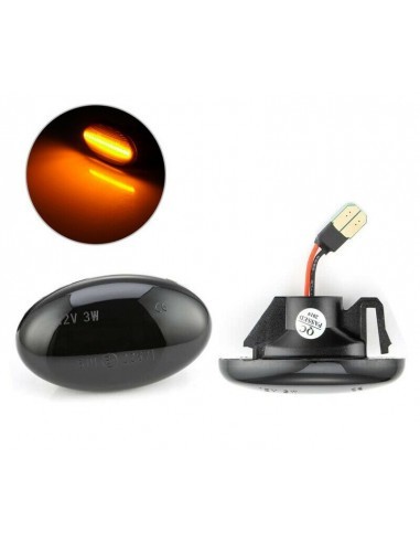Set 2 Semnalizari Aripa LED fumurii pentru Mercedes Vito, Citan, A-Class,SMART