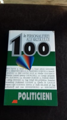 100 DE PERSONALITATI ALE SECOLULUI XX. POLITICIENI - BERND JORDAN foto