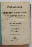 Dictionar german roman, Joseph Stahl, Bucuresti 1855, Alta editura