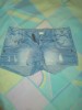 Pantaloni Scurti Dama Blugi Elastici BLAARCHE BICORIGINAL Marimea 27 Talie 35cm Albastru Prespalat
