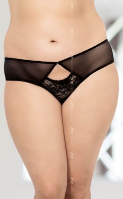 Panties 2468 black - Plus Size 3XL foto