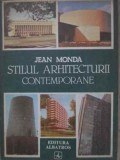 Stilul Arhitecturii Contemporane - Jean Monda, Albatros 1986, Carte Constructii, Arhitectura Romana, Paperback