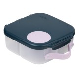 Caserola compartimentata mini LunchBox, 3 ani+, Indigo/Roz, B.Box