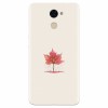 Husa silicon pentru Huawei Y7 Prime 2017, Autumn Tree Leaf Shape Illustration