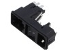 Conector IEC 60320 C14 SCHURTER KG10.6101.105 10A Power Entry Module