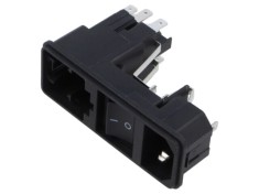 Conector IEC 60320 C14 SCHURTER KG10.6101.105 10A Power Entry Module
