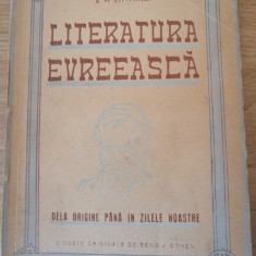 LITERATURA EVREEASCA *Dela Origine pana in Zilele Noastre- S. M. Littmann, 1946