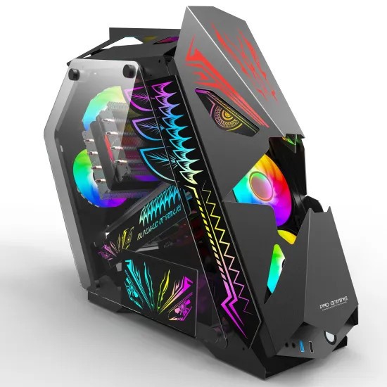 Sistem GAMING Hercules, 9th-Gen Intel&reg; 8-CORE&trade; i7-9700KF 4.90GHz Turbo, 32GB DDR4, 512GB SSD NVMe + 2TB HDD, Radeon RX 580 8GB GDDR5