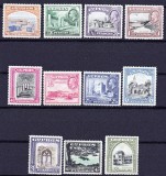DB1 Colonii Cipru 1934 KGV Peisaje Arhitectura 10 v. MNH 1 v. MLH ( 45 P ) 2 poze
