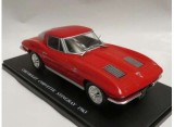 Macheta 1963 Chevrolet Corvette Stingray 1:24 replica metal Rosu