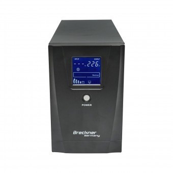 UPS 2000VA/1200W cu baterii 2x9Ah si 2 prize shuko, LCD, USB, AVR Breckner Germany foto