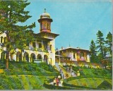 CPIB 15233 - CARTE POSTALA - SLANIC MOLDOVA. VEDERE DIN PARC