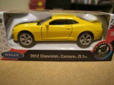 Machete Welly - 2012 Chevrolet Camaro ZL1, scara 1:43 - 11cm