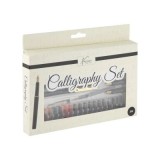 Set caligrafie, Creative Craft, cerneala diverse culori, penite diferite, caiet caligrafie