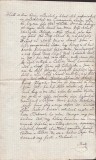 A3068N Contract de &icirc;mprumut bani, 1832, Maramureș, cu sigiliu &icirc;n ceară roșie, act &icirc;n limba maghiară