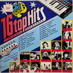 Various ‎– 16 Top Hits Januar / Februar 1986 VG+ / VG vinyl LP