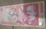 Romania postdecembrista 100000 lei 1998