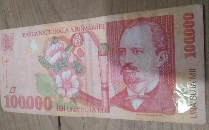 Romania postdecembrista 100000 lei 1998