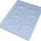 Forma ciocolata Codite Sirena, 10 cavitati, 50x37x12mm