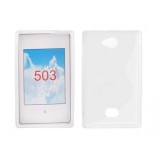 Husa Silicon S-Line Transparenta Nokia Asha 503, Protectie Telefon, Accesorii GSM