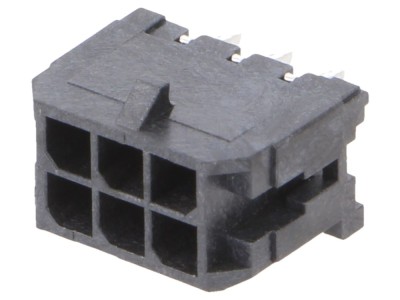 Conector Vertical Micro Fit 3.0 6 Pini foto