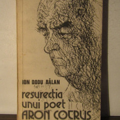 RESURECTIA UNUI POET .ARON COTRUS -ION DODU BALAN