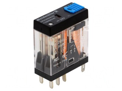 Releu Electromagnetic DPDT 24V 5A foto